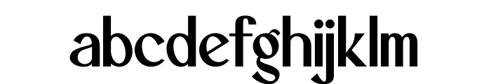 Amgiza Font LOWERCASE