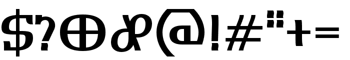 Amhara Medium Font OTHER CHARS