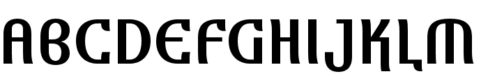 Amhara Medium Font UPPERCASE