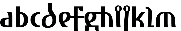 Amhara Medium Font LOWERCASE