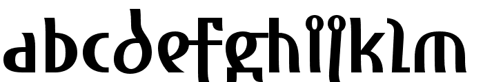 Amhara Font LOWERCASE