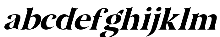 AmidalaFont-Italic Font LOWERCASE