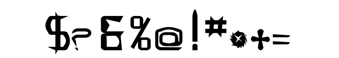 Amiphog Font OTHER CHARS