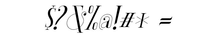 AmiraBeauty-Italic Font OTHER CHARS