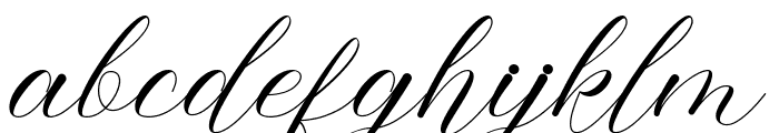 Amira Font LOWERCASE