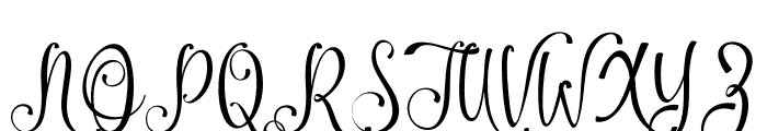 Amirra_Script Clean Font UPPERCASE