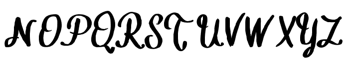 Amish Font UPPERCASE