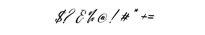 Amitesha Qowliran Italic Font OTHER CHARS