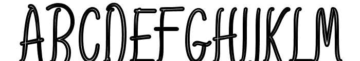 Amlight-MiniOutLineBold Font UPPERCASE