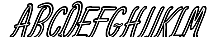 Amlight Semi Out LIne Font UPPERCASE