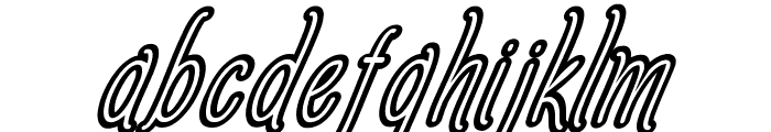 Amlight Semi Out LIne Font LOWERCASE