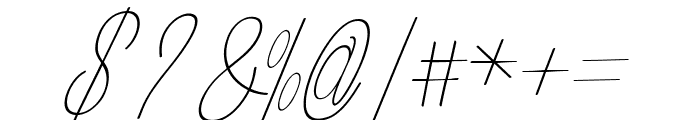 Amlight line Condensed Regular Font OTHER CHARS