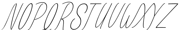 Amlight line Condensed Regular Font UPPERCASE