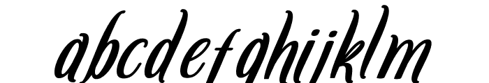 AmlightBold-BoldItalic Font LOWERCASE
