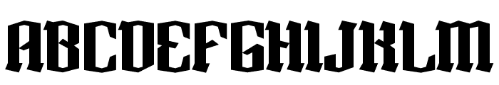 Amoera Blackletter Regular Font UPPERCASE