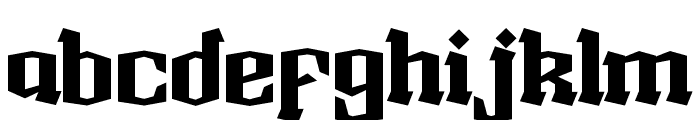 Amoera Blackletter Regular Font LOWERCASE