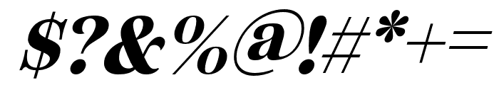 Amoitar-Italic Font OTHER CHARS
