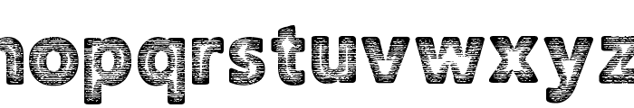 Amoky Halftone 2 Typeface Font LOWERCASE