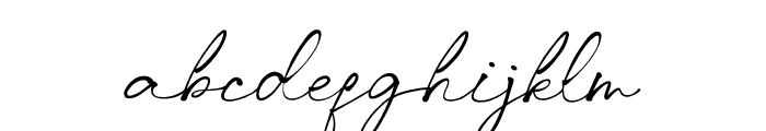 Amore Dreaming Signature Font LOWERCASE