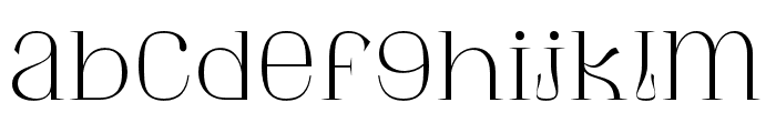 AmoryMoist-Regular Font LOWERCASE