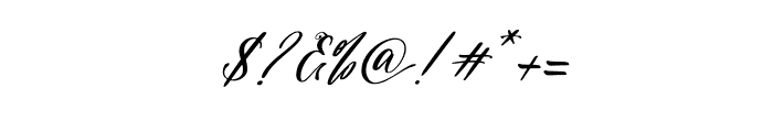 Amothura Berlinka Italic Font OTHER CHARS