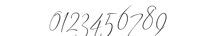 Amounts slant Font OTHER CHARS