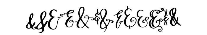 Ampersand Mania Regular Font LOWERCASE