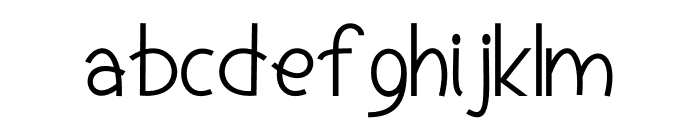 Amphibeus Font LOWERCASE