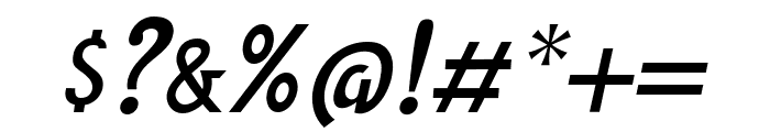 Amro Sans Italic Font OTHER CHARS