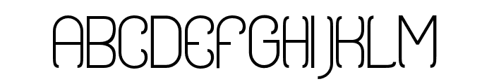 Amron Regular Font UPPERCASE