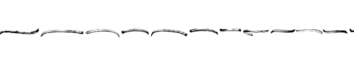 AmslowBrushUnderlines Font LOWERCASE