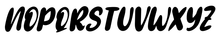 Amstello Italic Italic Font UPPERCASE