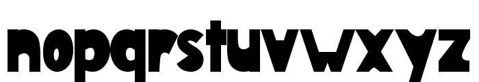 Amsterbold Font LOWERCASE