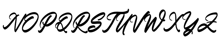 Amsterdam Lentteria Italic Font UPPERCASE