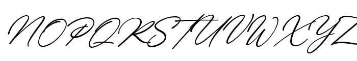 Amsterdam Signature Italic Font UPPERCASE
