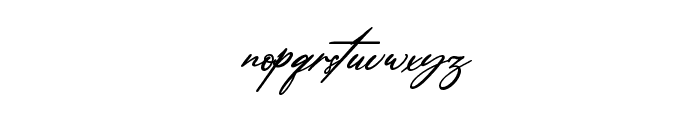 Amsterdam Signature Italic Font LOWERCASE
