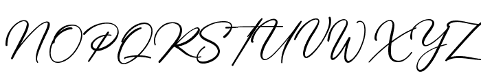 Amsterdam Signature Font UPPERCASE