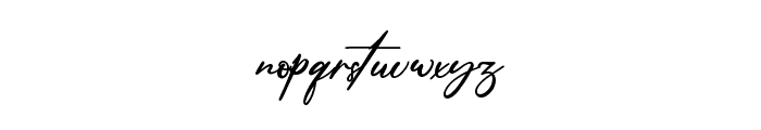 Amsterdam Signature Font LOWERCASE