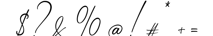 AmsterdamHandwriting-Regular Font OTHER CHARS