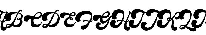 Amsterna Regular Font UPPERCASE