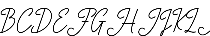 Amsteryca Font UPPERCASE