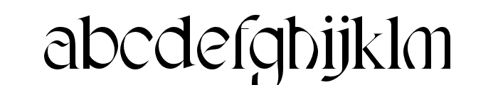 Amstoven-Regular Font LOWERCASE
