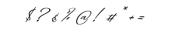 Amtalesh Yolanida Italic Font OTHER CHARS