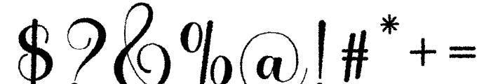 Amthala Distort Regular Font OTHER CHARS
