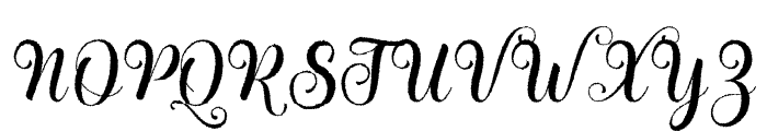 Amthala Distort Regular Font UPPERCASE