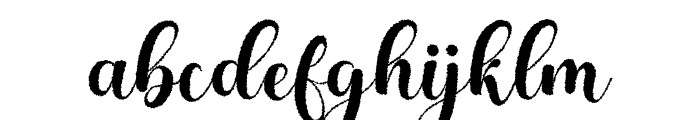Amthala Distort Regular Font LOWERCASE