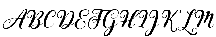 Amthala Italic Regular Font UPPERCASE