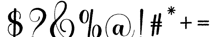 AmthalaDistort-Regular Font OTHER CHARS