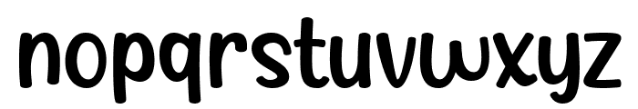 Amuse Orange Font LOWERCASE