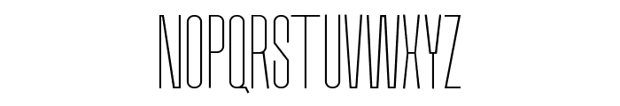 Amvergo-ExtraLight Font UPPERCASE